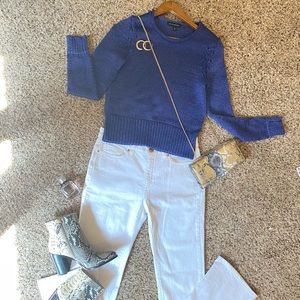 Banana Republic Royal Blue Knit Sweater size Small